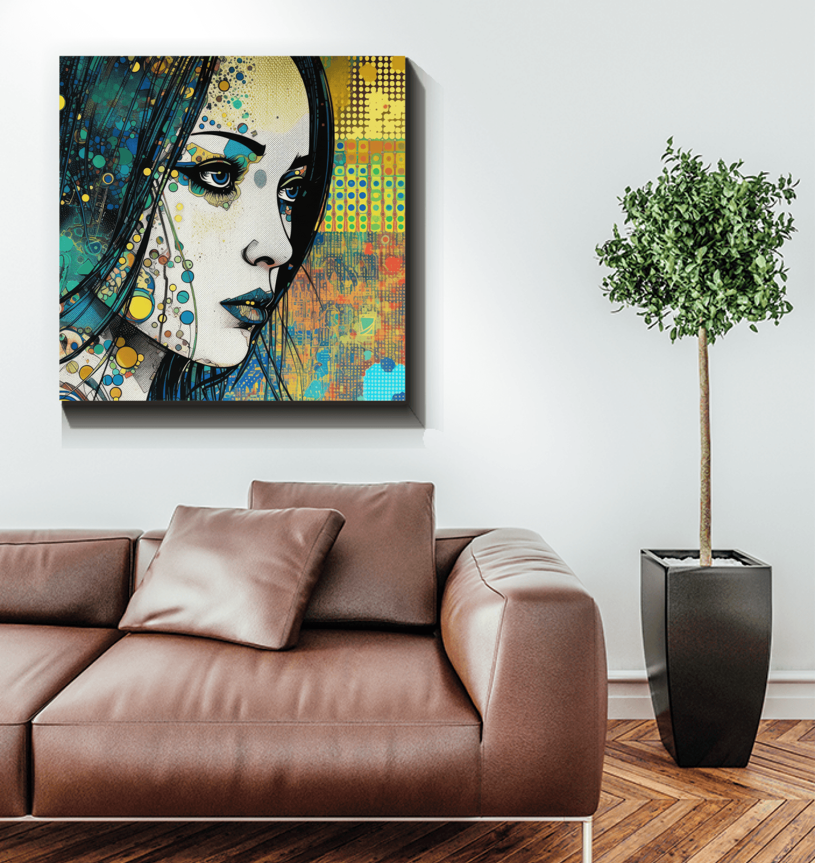 Pencil Play Wrapped Canvas for Art Collectors.