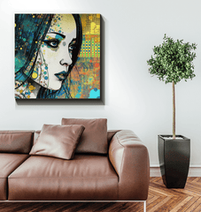 Pencil Play Wrapped Canvas for Art Collectors.