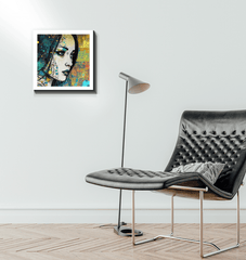 Abstract Pencil Art Canvas for Living Room.