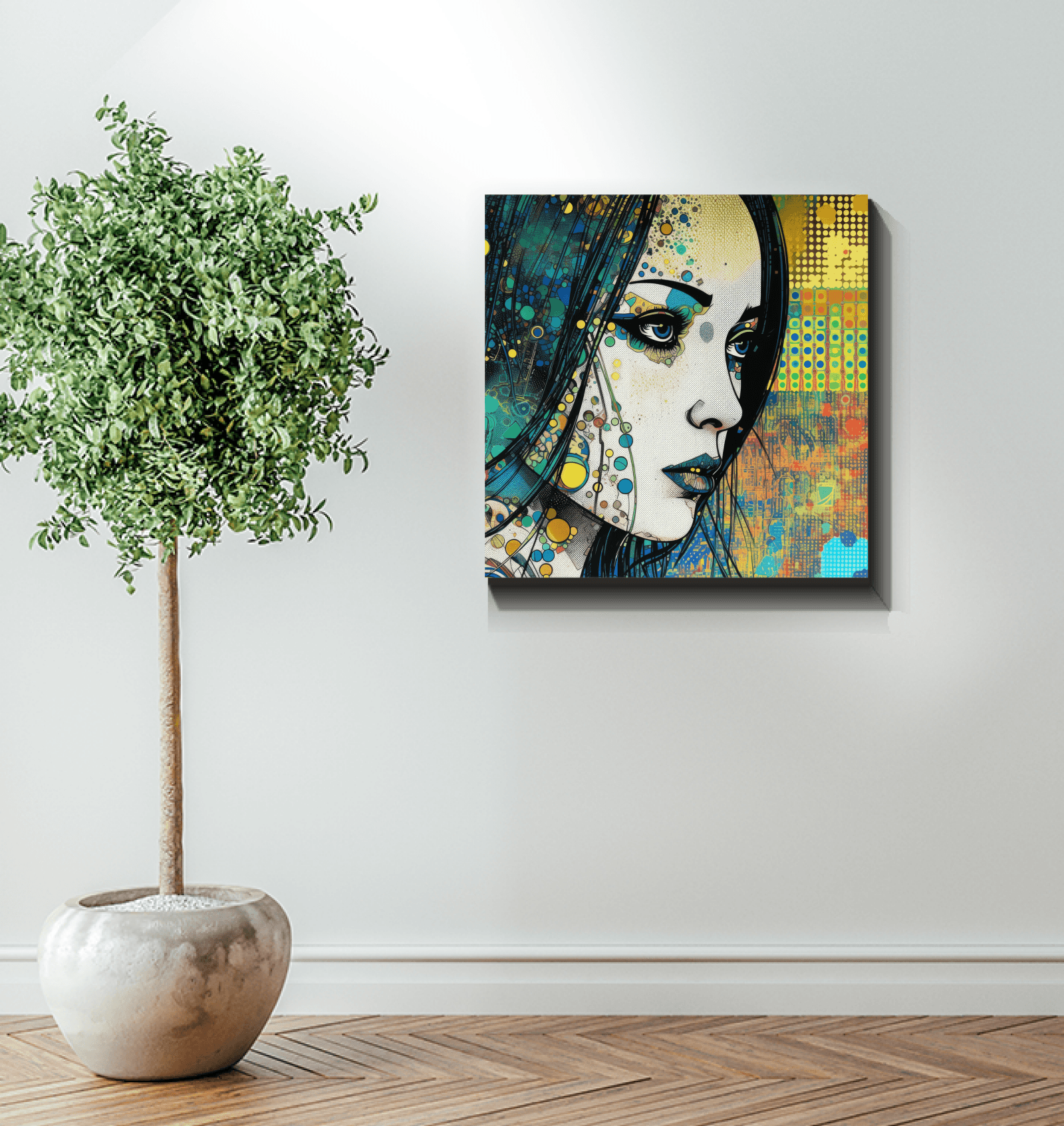 Pencil Play Art Piece for Modern Interiors.