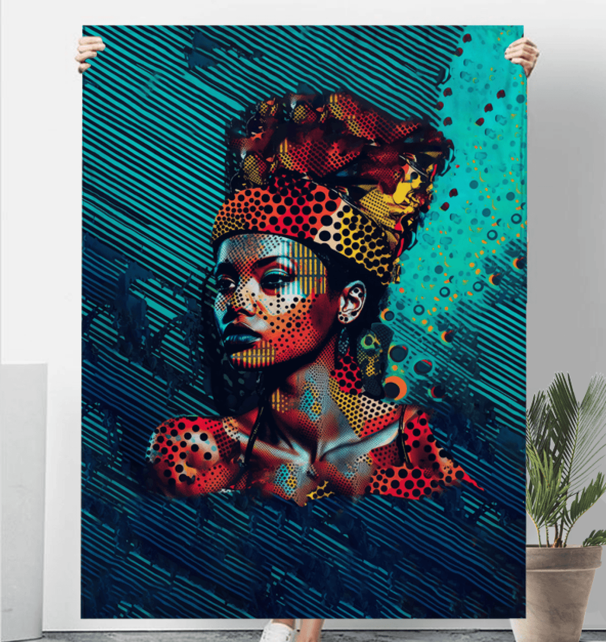 Pencil Portraiture Sherpa Blanket - Beyond T-shirts
