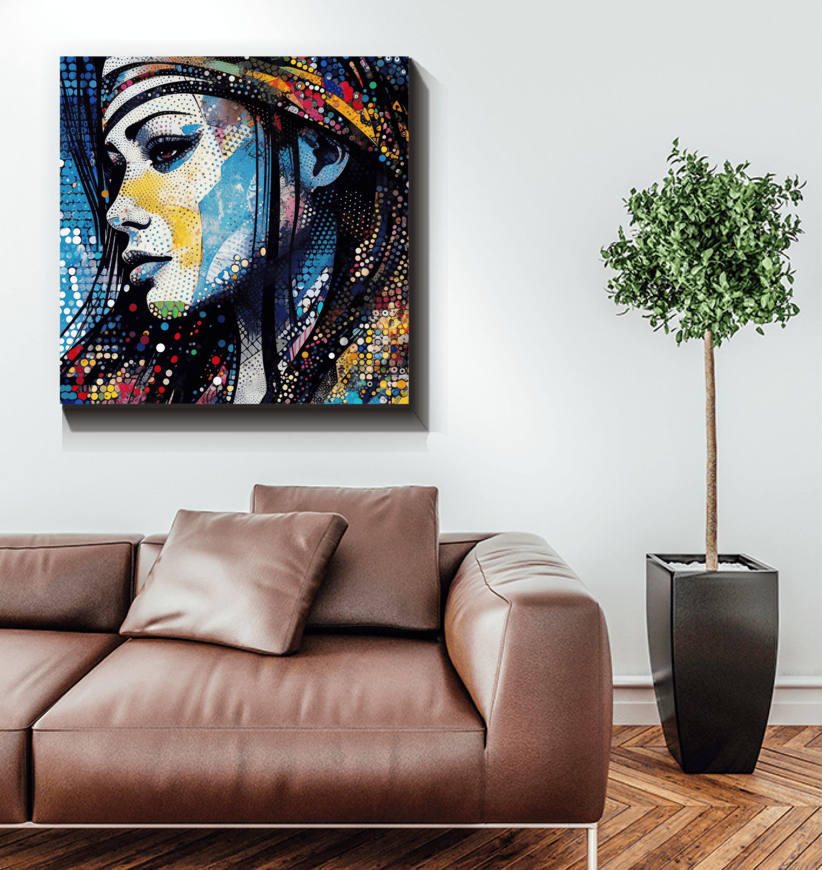 Wrapped Canvas featuring unique pencil art for a stylish space.