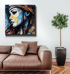 Wrapped Canvas featuring unique pencil art for a stylish space.