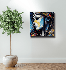 Side view of Pencil Power Canvas highlighting wrap-around art.