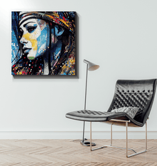 Pencil Power artwork on Canvas bringing creativity to life.