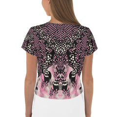 Pencil Precision All-Over Print Crop Tee - Beyond T-shirts