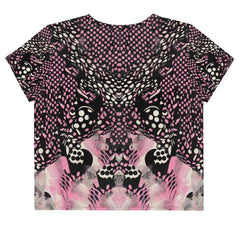 Pencil Precision All-Over Print Crop Tee - Beyond T-shirts