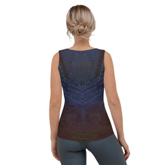 Side view of Pencil Precision Sublimations tank top.