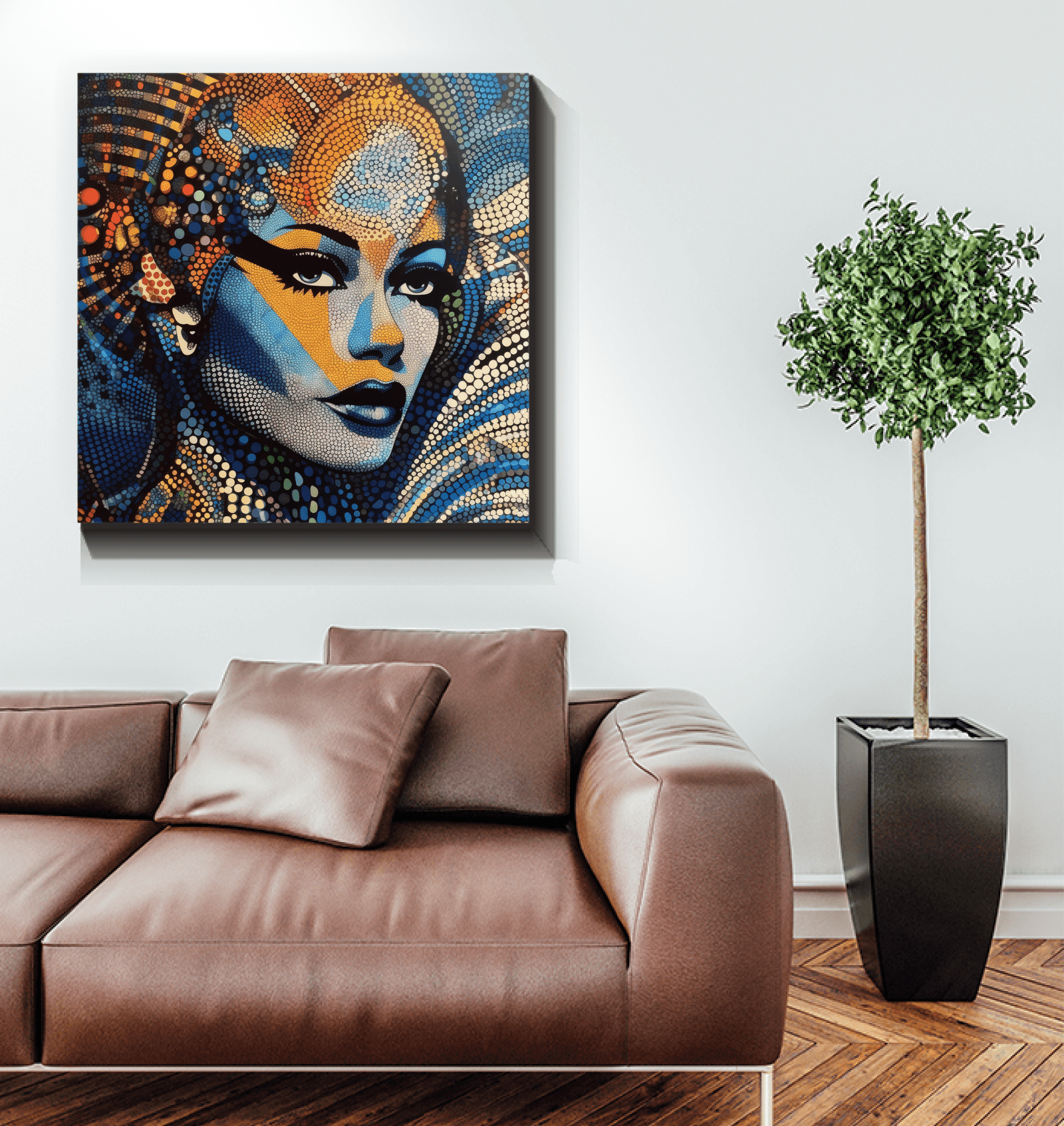 Inspiring pencil art on precision canvas for creative spaces.
