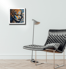 Artistic pencil and precision canvas for contemporary spaces.