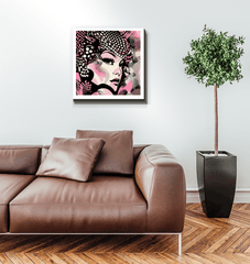Modern pencil precision wrapped canvas for home decor