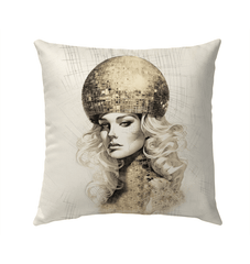 Pencil Prodigy Outdoor Pillow - Front View