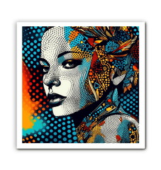 Detailed pencil sketch art canvas for living room