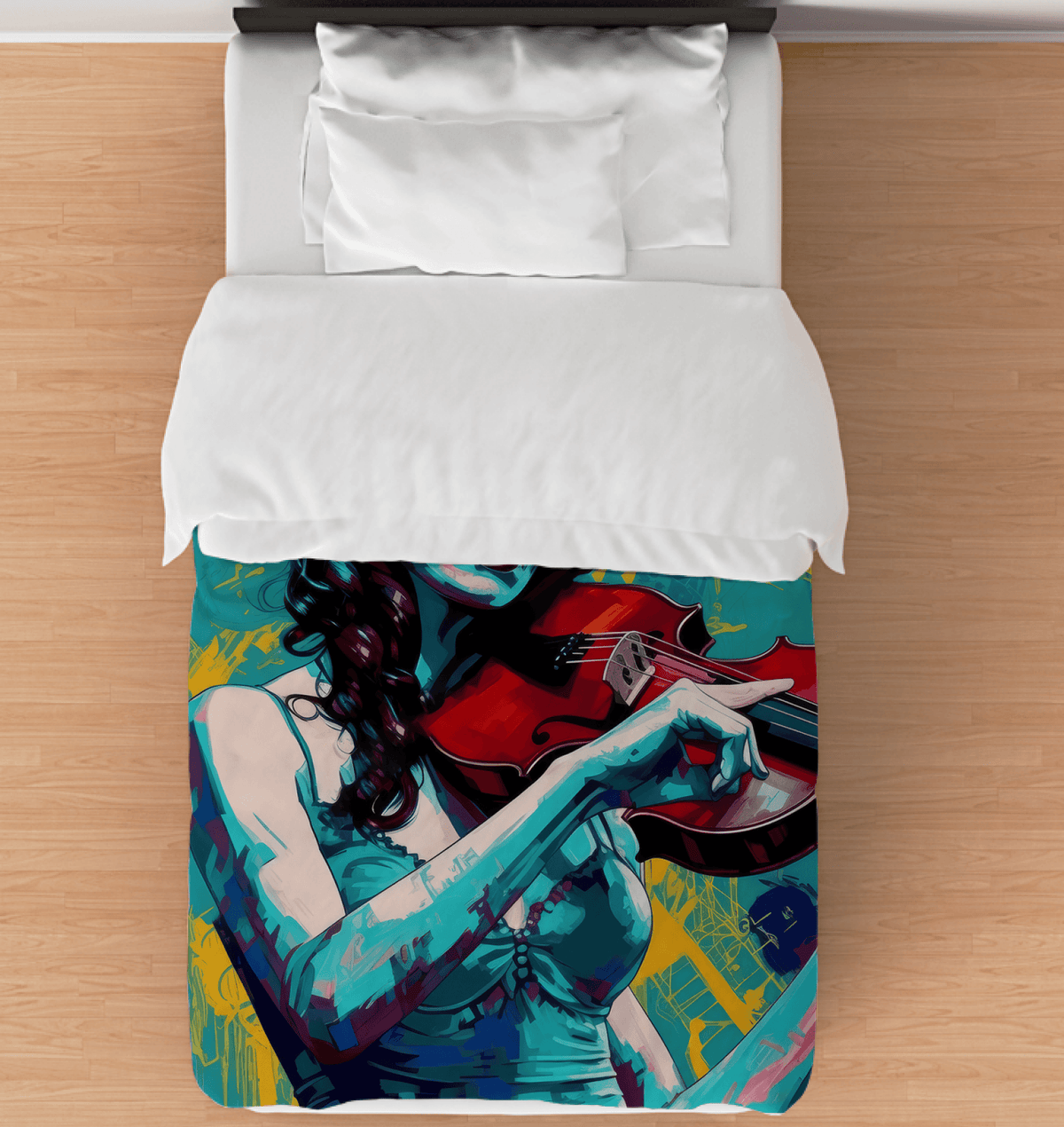 Perfect Sound, Perfect Instrument Comforter - Twin - Beyond T-shirts