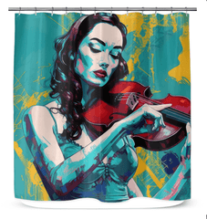 Perfect sound, perfect instrument Shower Curtain - Beyond T-shirts