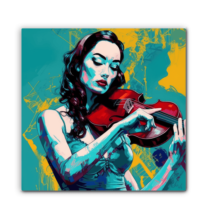 Home Decor Music Instrument Canvas.