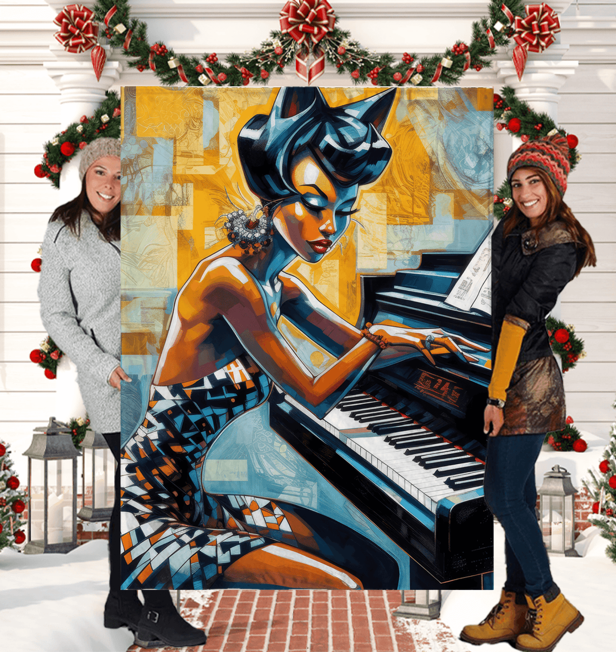 Piano Adds Soul To Pop Music Sherpa Blanket - Beyond T-shirts