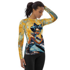 Piano Adds Soul To Pop Music Women's Rash Guard - Beyond T-shirts