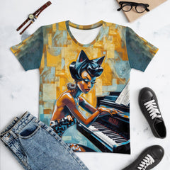 Piano Adds Soul to Pop Music Women's T-Shirt 