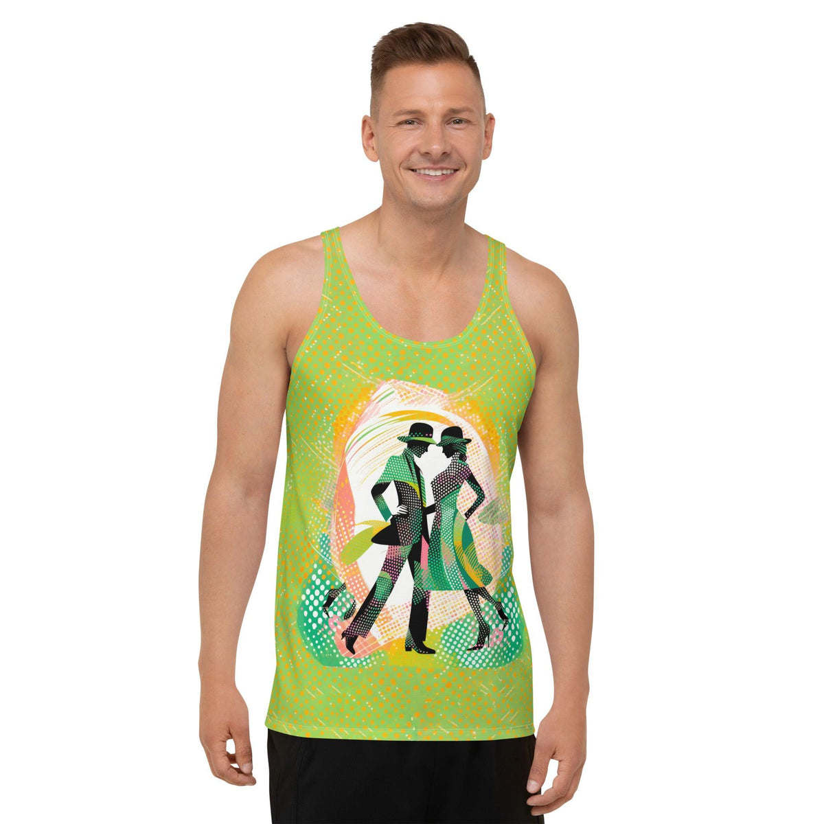 Playful Feminine Movement Fashion Men's Tank Top - Beyond T-shirts