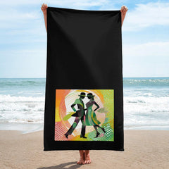 Close-up of soft and stylish Feminine Movement Bath Towel