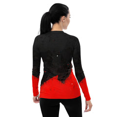 Playful Women's Dance Fashion Women's Rash Guard - Beyond T-shirts