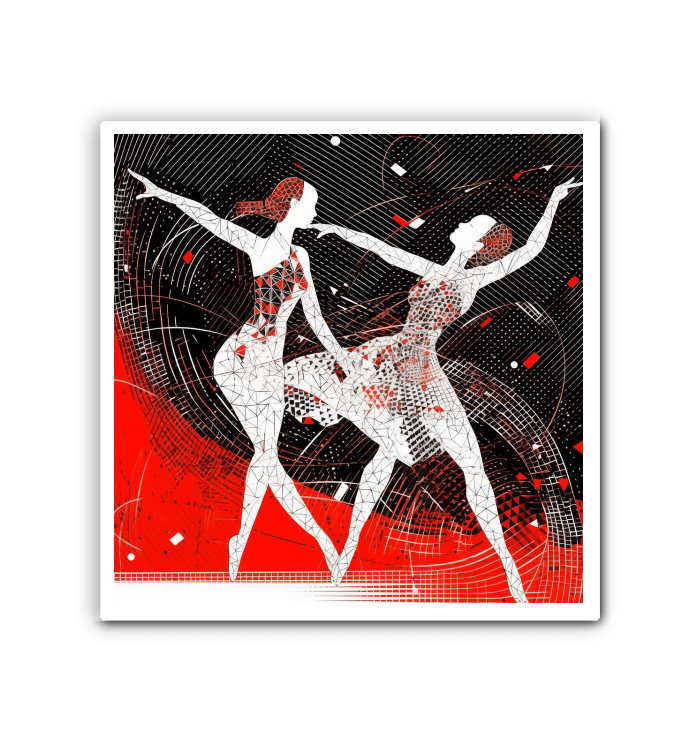 Playful Women s Dance Fashion Wrapped Canvas - Beyond T-shirts