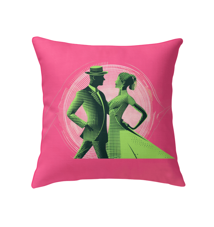 Stylish and comfortable women's dance expression pillow for home decor