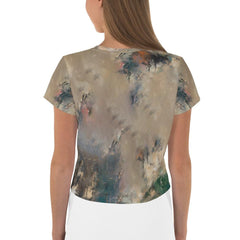 Pop Artistry All-Over Print Crop Tee - Beyond T-shirts