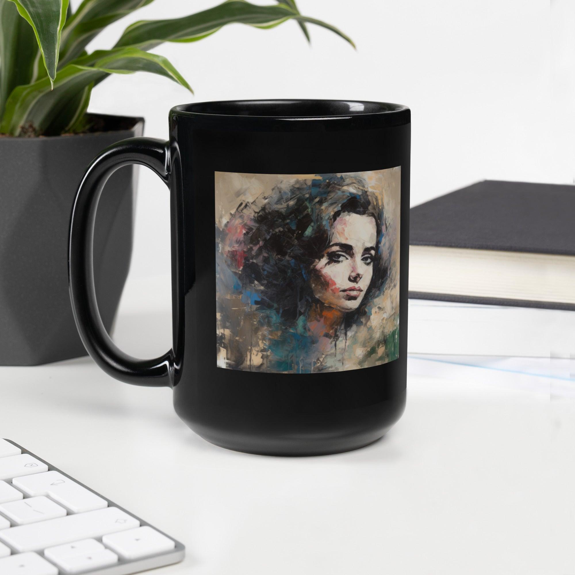 Pop Artistry Black Glossy Mug - Beyond T-shirts