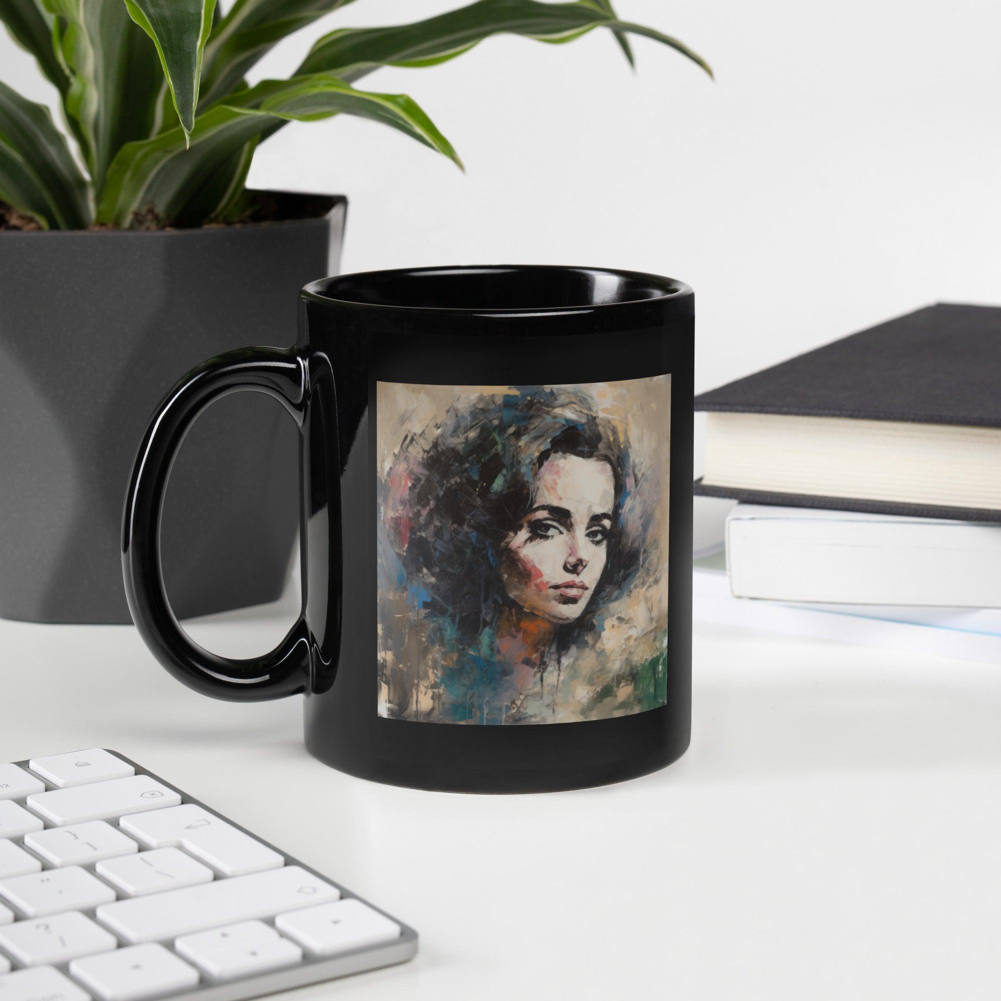 Pop Artistry Black Glossy Mug - Beyond T-shirts