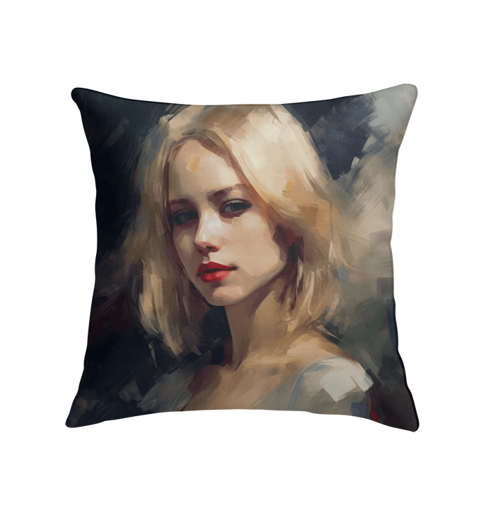 Stylish Pop Icons Decorative Pillow for a trendy living room or bedroom accessory