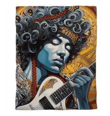 Pop Music Evolves With Instruments Duvet Cover - Beyond T-shirts