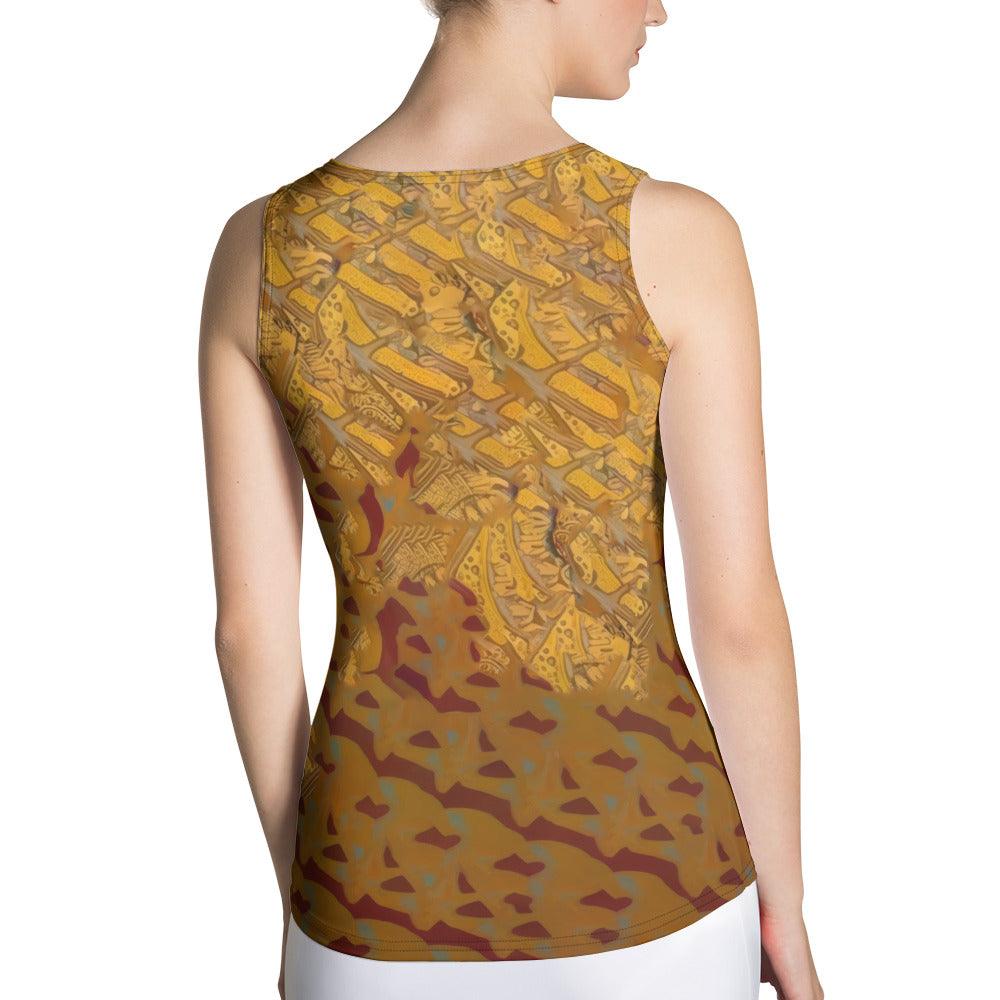 Pop Music Evolves with Instruments Sublimation Cut & Sew Tank Top