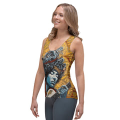 Pop Music Evolves with Instruments Sublimation Cut & Sew Tank Top