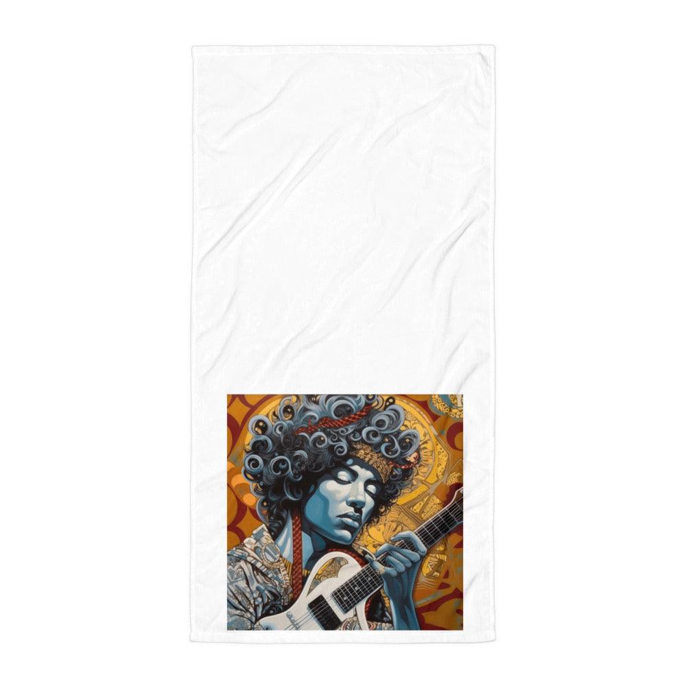 Pop Music Evolves With Instruments Towel - Beyond T-shirts