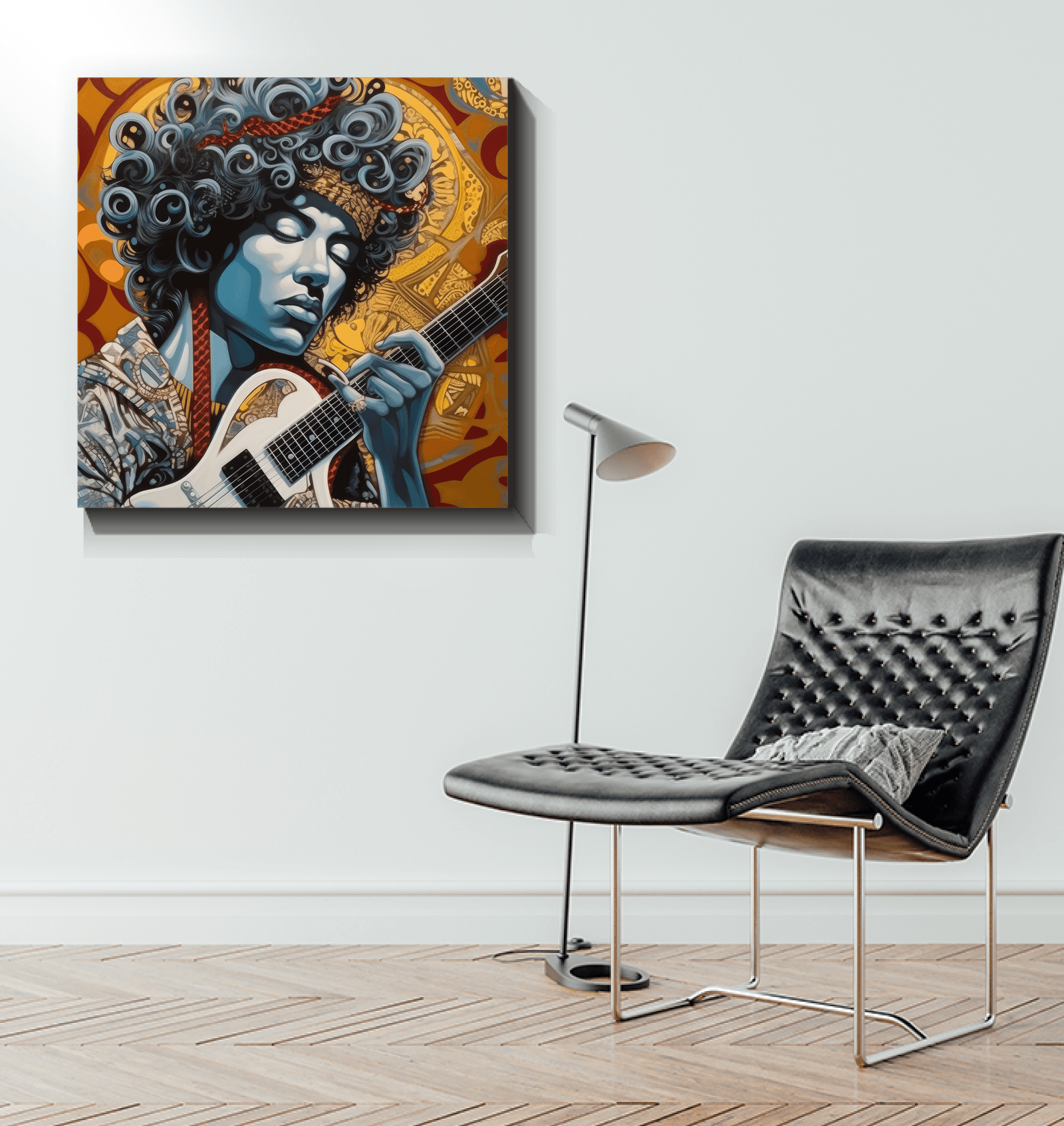 Decorative Pop Music Instruments Canvas Art.