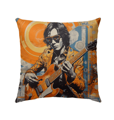 Pop Music Has Diverse Instruments Outdoor Pillow - Beyond T-shirts