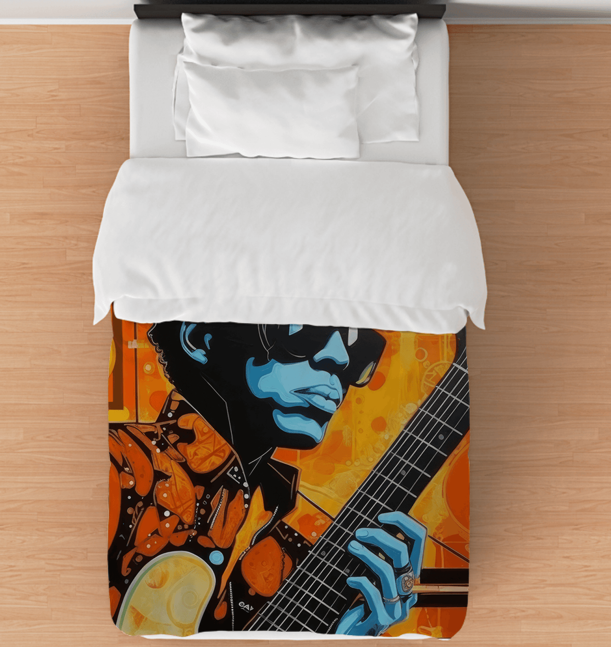 Pop Music Is A Musician's Playground Duvet Cover - Beyond T-shirts