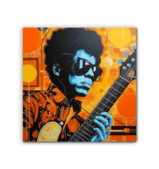 Colorful Pop Music Canvas Art for Home Decor.