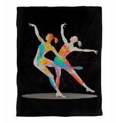 Elegant duvet cover featuring powerful feminine movement style design