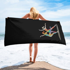 Powerful Feminine Movement Style Towel - Yoga Pose