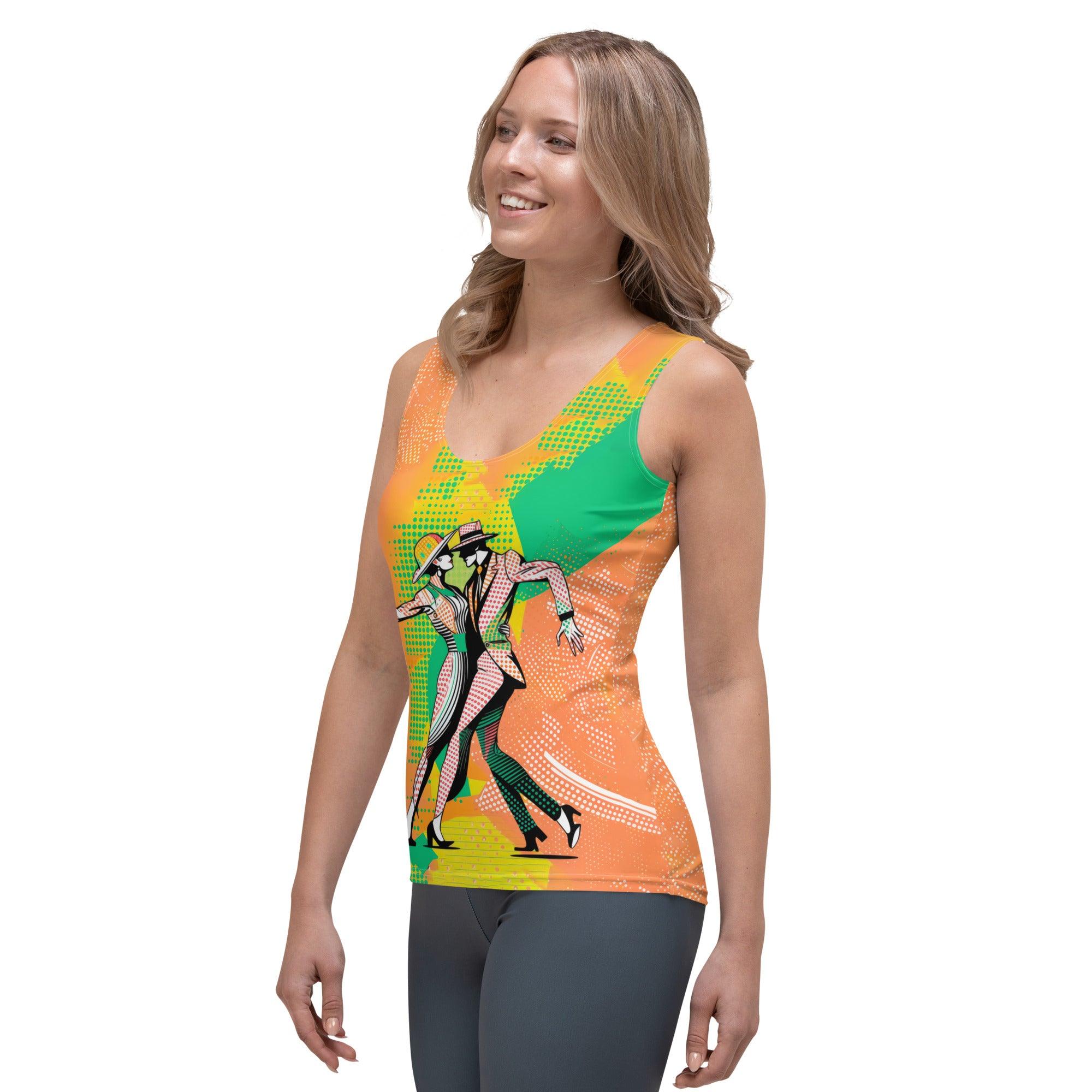 Powerful Women's Dance Moves Sublimation Cut & Sew Tank Top - Beyond T-shirts