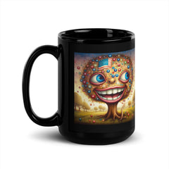 Prideful Brushstrokes Black Glossy Mug - Beyond T-shirts