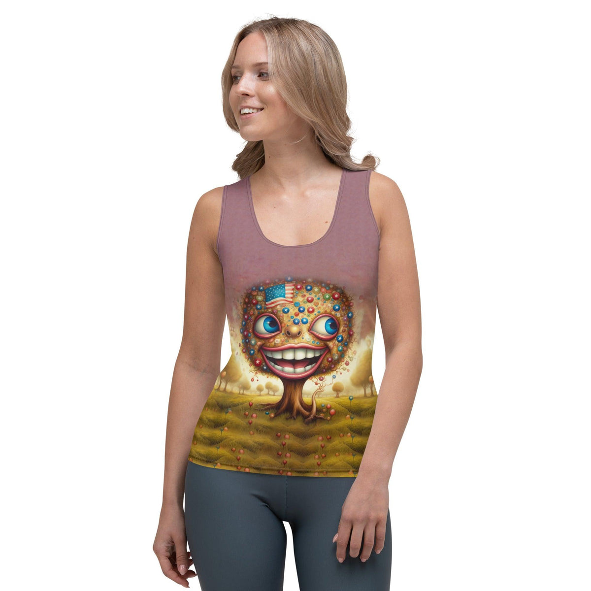 Prideful Brushstrokes Sublimation Cut & Sew Tank Top - Beyond T-shirts