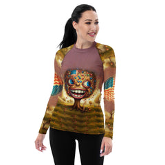 Prideful Brushstrokes Women's Rash Guard - Beyond T-shirts