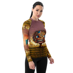 Prideful Brushstrokes Women's Rash Guard - Beyond T-shirts