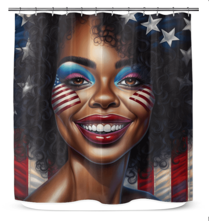 Proud To Be American Shower Curtain - Beyond T-shirts