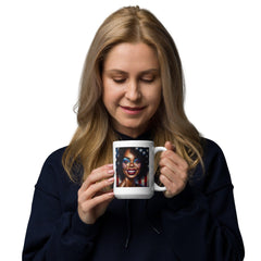 Proud To Be American White Glossy Mug - Beyond T-shirts