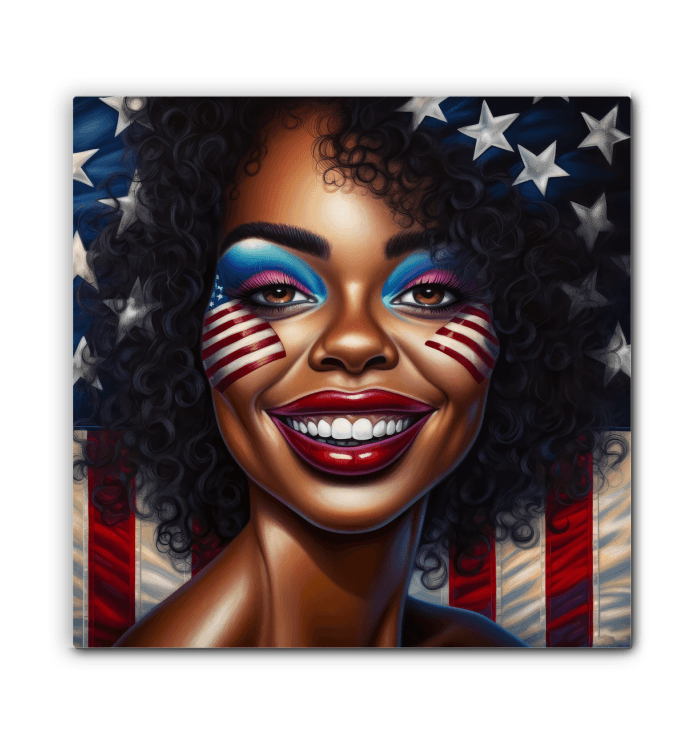 Proud to be American Wrapped Canvas - Beyond T-shirts